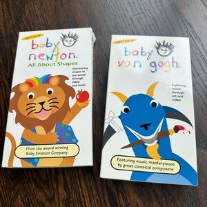 Vintage Baby Einstein VHS tapes